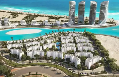 Chalet - 2 Bedrooms - 2 Bathrooms for sale in Palm Hills New Alamein - New Alamein City - Al Alamein - North Coast