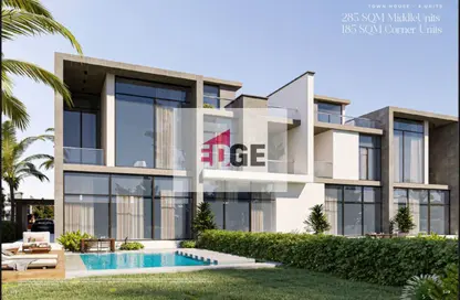 تاون هاوس - 3 غرف نوم - 3 حمامات للبيع في كومباوند سعاده - مدينة القاهرة الجديدة - القاهرة