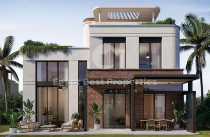 Villa - 4 Bedrooms - 3 Bathrooms for sale in Crescent Walk - 5th Settlement Compounds - The 5th Settlement - New Cairo City - Cairo