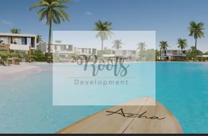 Chalet - 2 Bedrooms - 2 Bathrooms for sale in Azha North - Ras Al Hekma - North Coast