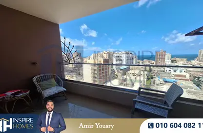 Apartment - 3 Bedrooms - 2 Bathrooms for rent in Saba Basha - Hay Sharq - Alexandria