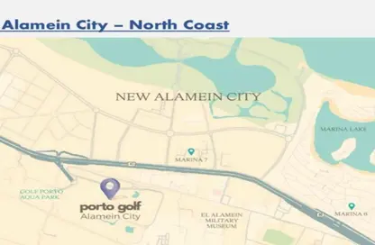 Chalet - 2 Bedrooms - 2 Bathrooms for sale in Golf Porto Marina - Al Alamein - North Coast