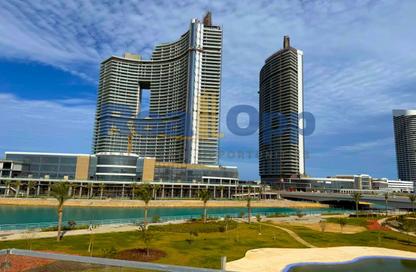 Apartment - 2 Bedrooms - 2 Bathrooms for sale in The Gate Towers - New Alamein City - Al Alamein - North Coast