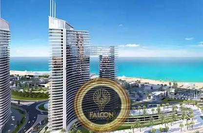 دوبلكس - 4 غرف نوم - 3 حمامات للبيع في بيتش فرونت تاورز - مدينة العلمين الجديدة - العلمين - الساحل الشمالي