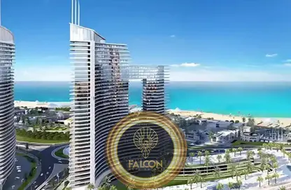 دوبلكس - 4 غرف نوم - 3 حمامات للبيع في بيتش فرونت تاورز - مدينة العلمين الجديدة - العلمين - الساحل الشمالي