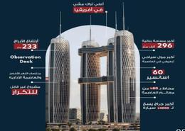 Hotel Apartment - 1 bathroom for للبيع in Nile Business City - Downtown Area - New Capital City - Cairo