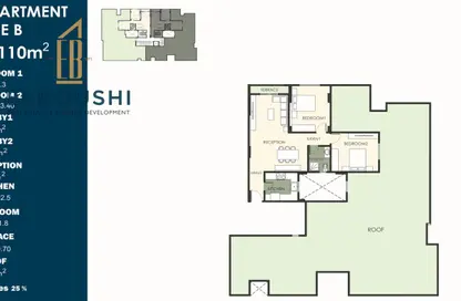 شقة - 2 غرف نوم - 1 حمام للبيع في عمارات الاندلس - حى الاندلس - مدينة القاهرة الجديدة - القاهرة