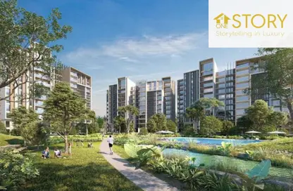 Apartment - 2 Bedrooms - 2 Bathrooms for sale in Park Side Residence - Zed Towers - Sheikh Zayed Compounds - Sheikh Zayed City - Giza