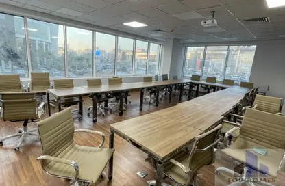 Office Space - Studio - 2 Bathrooms for rent in Bank Center Street - South Teseen St. - The 5th Settlement - New Cairo City - Cairo