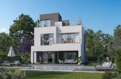 Villa - 4 Bedrooms - 4 Bathrooms for sale in Palm Hills New Cairo - 5th Settlement Compounds - The 5th Settlement - New Cairo City - Cairo