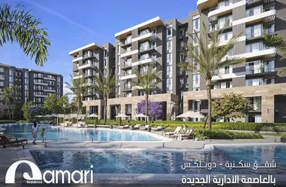 شقة - 3 غرف نوم - 3 حمامات للبيع في قماري - R8 - العاصمة الإدارية الجديدة - القاهرة