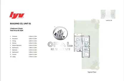 Apartment - 2 Bedrooms - 2 Bathrooms for sale in LYV - Ras Al Hekma - North Coast