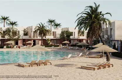 Chalet - 2 Bedrooms - 2 Bathrooms for sale in Jefaira - Ras Al Hekma - North Coast