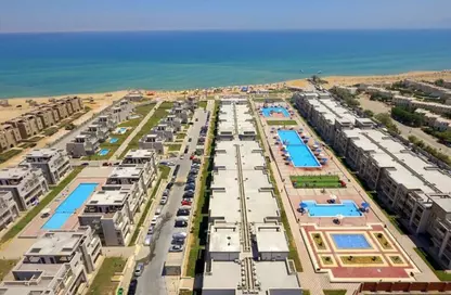 Duplex - 4 Bedrooms - 3 Bathrooms for sale in Aroma Beach - Al Ain Al Sokhna - Suez