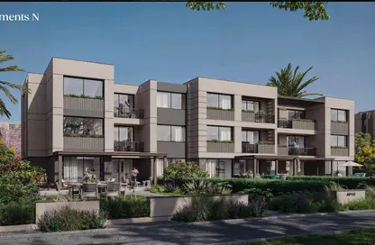 Townhouse - 4 Bedrooms - 4 Bathrooms for sale in Hills of one - New Zayed City - Sheikh Zayed City - Giza