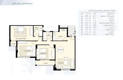 Apartment - 3 Bedrooms - 2 Bathrooms for sale in Madinaty - Cairo