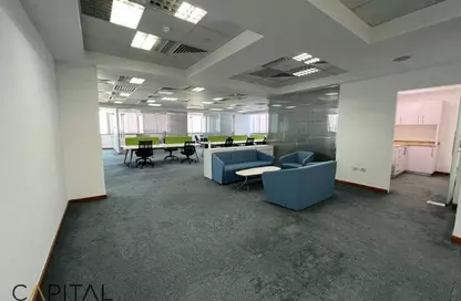Office Space - Studio - 4 Bathrooms for rent in Bank Center Street - South Teseen St. - The 5th Settlement - New Cairo City - Cairo