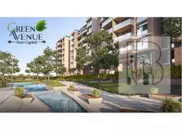 Apartment - 3 Bedrooms - 3 Bathrooms for sale in Green Avenue - New Capital Compounds - New Capital City - Cairo