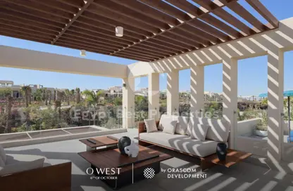 Penthouse - 2 Bedrooms - 3 Bathrooms for sale in O West - 6 October Compounds - 6 October City - Giza