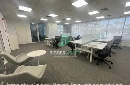 Office Space - Studio - 4 Bathrooms for rent in Cairo Festival City - North Investors Area - New Cairo City - Cairo
