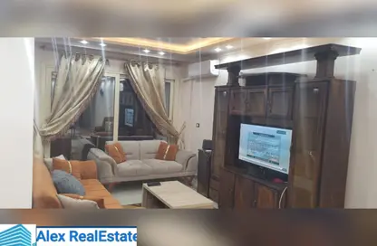 شقة - 3 غرف نوم - 2 حمامات للايجار في كمبوند سموحه برستيج - سموحة الجديدة - سموحة - حي شرق - الاسكندرية