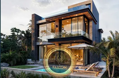 فيلا - 5 غرف نوم - 5 حمامات للبيع في جريان - مدينة زايد الجديدة - الشيخ زايد - الجيزة