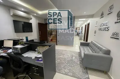 Office Space - Studio - 1 Bathroom for rent in Bank Center Street - South Teseen St. - The 5th Settlement - New Cairo City - Cairo