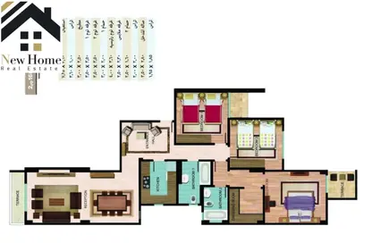 Apartment - 3 Bedrooms - 2 Bathrooms for sale in Al Hadaba Al Wosta - Mokattam - Cairo