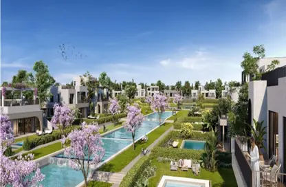 Apartment - 2 Bedrooms - 2 Bathrooms for sale in O West - 6 October Compounds - 6 October City - Giza