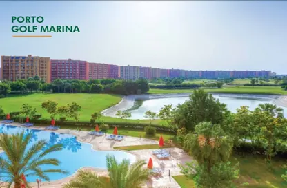 Chalet - 2 Bedrooms - 2 Bathrooms for sale in Golf Porto Marina - Al Alamein - North Coast