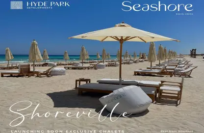 Chalet - 2 Bedrooms - 2 Bathrooms for sale in Seashore - Ras Al Hekma - North Coast