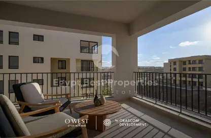 شقة - 2 غرف نوم - 2 حمامات للبيع في أو ويست - كمبوندات 6 أكتوبر - مدينة 6 أكتوبر - الجيزة