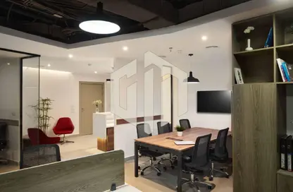 Office Space - Studio - 1 Bathroom for rent in Bank Center Street - South Teseen St. - The 5th Settlement - New Cairo City - Cairo