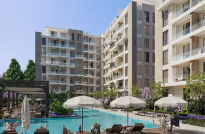 Penthouse - 2 Bedrooms - 2 Bathrooms for sale in El Patio Riva - The 6th Settlement - New Cairo City - Cairo