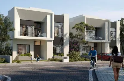 Twin House - 4 Bedrooms - 4 Bathrooms for sale in The Waterway Villas - Ext North Inves Area - New Cairo City - Cairo