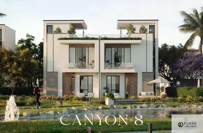 تاون هاوس - 5 غرف نوم - 5 حمامات للبيع في الوادي 8 - R8 - العاصمة الإدارية الجديدة - القاهرة