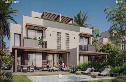 Twin House - 4 Bedrooms - 4 Bathrooms for sale in Vye Sodic - New Zayed City - Sheikh Zayed City - Giza