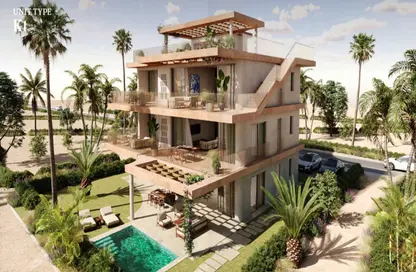 Chalet - 2 Bedrooms - 3 Bathrooms for sale in Ramla Lakeside - Qesm Ad Dabaah - North Coast