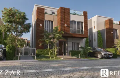 Villa - 5 Bedrooms - 3 Bathrooms for sale in Azzar - 5th Settlement Compounds - The 5th Settlement - New Cairo City - Cairo