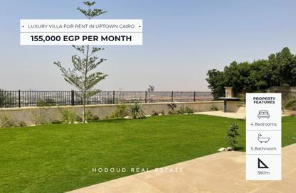 Villa - 4 Bedrooms - 5 Bathrooms for rent in Celesta Hills - Uptown Cairo - Mokattam - Cairo