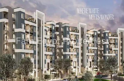 Apartment - 3 Bedrooms - 2 Bathrooms for sale in Rock White - 9th District - New Heliopolis - Cairo Apartment - 3 Bedrooms - 2 Bathrooms for sale in Rock White - 9th District - New Heliopolis - Cairo