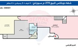 Apartment - 4 bedrooms - 4 bathrooms for للبيع in Sporting - Hay Sharq - Alexandria
