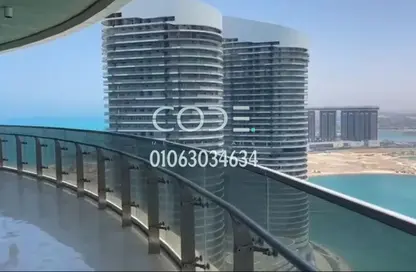 Apartment - 2 Bedrooms - 2 Bathrooms for sale in North Edge Towers - New Alamein City - Al Alamein - North Coast