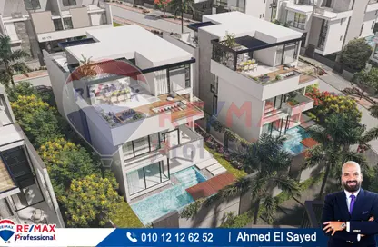 فيلا - 4 غرف نوم - 3 حمامات للبيع في اليكس ويست - كمبوندات الاسكندرية - الاسكندرية