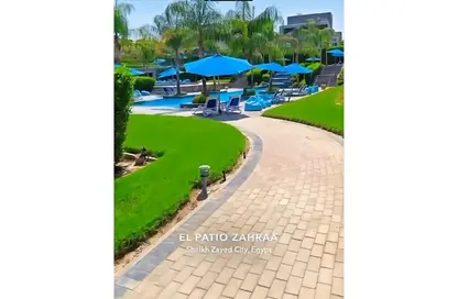 فيلا - 4 غرف نوم - 3 حمامات للايجار في باتيو الزهراء - كمبوندات الشيخ زايد - الشيخ زايد - الجيزة