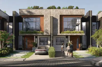 Townhouse - 4 Bedrooms - 4 Bathrooms for sale in Belong Villa Community - Al Wahat Road - 6 October City - Giza