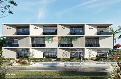 Office Space - Studio - 2 Bathrooms for sale in Arkan Palm 205 - Sheikh Zayed Compounds - Sheikh Zayed City - Giza