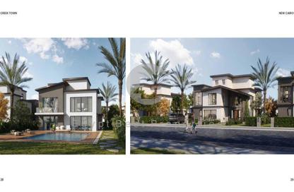 Villa - 4 Bedrooms - 3 Bathrooms for sale in Creek Town - The 1st Settlement - New Cairo City - Cairo