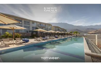 Chalet - 2 Bedrooms - 1 Bathroom for sale in IL Monte Galala - Al Ain Al Sokhna - Suez