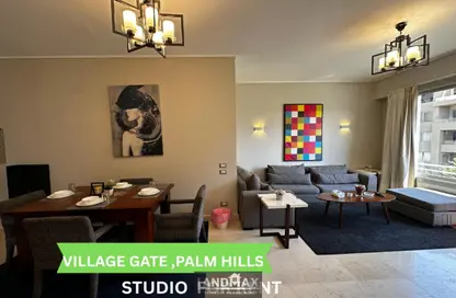 Apartment - 1 Bedroom - 1 Bathroom for rent in Palm Hills Village Gate - South Investors Area - New Cairo City - Cairo